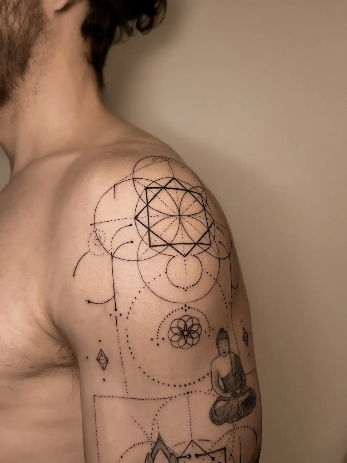diseño-de-tatuaje-geometrico diseños de tatuajes geometricos