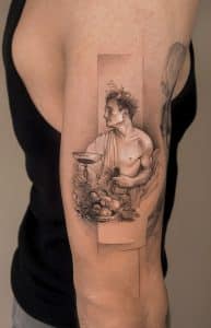 tatuaje para hermanos de baco