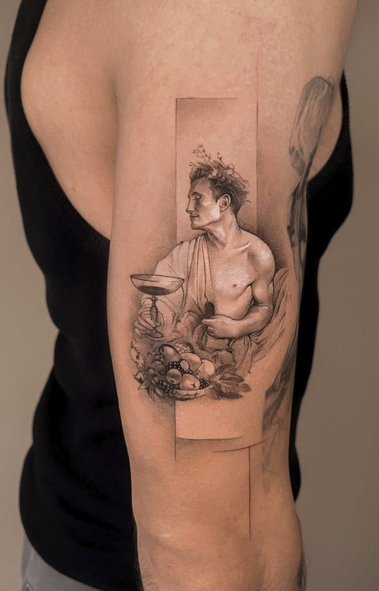 tatuaje para hermanos de baco